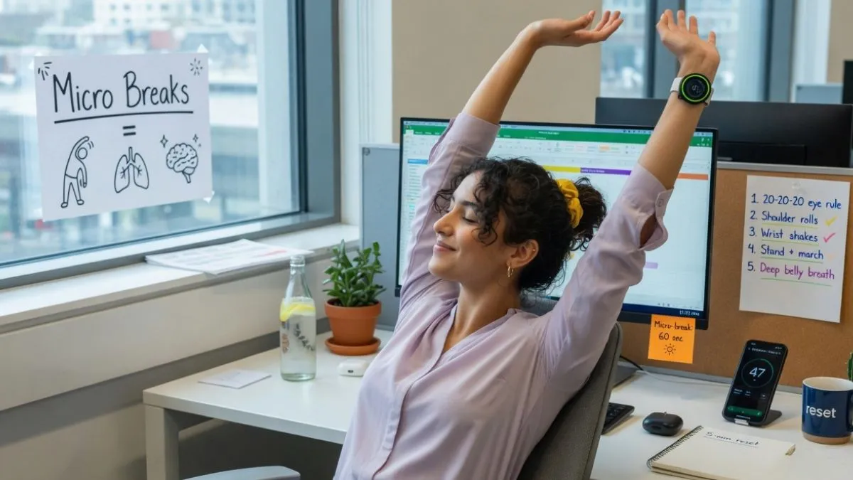 Tips for Taking Micro Breaks to Boost Workplace Productivity